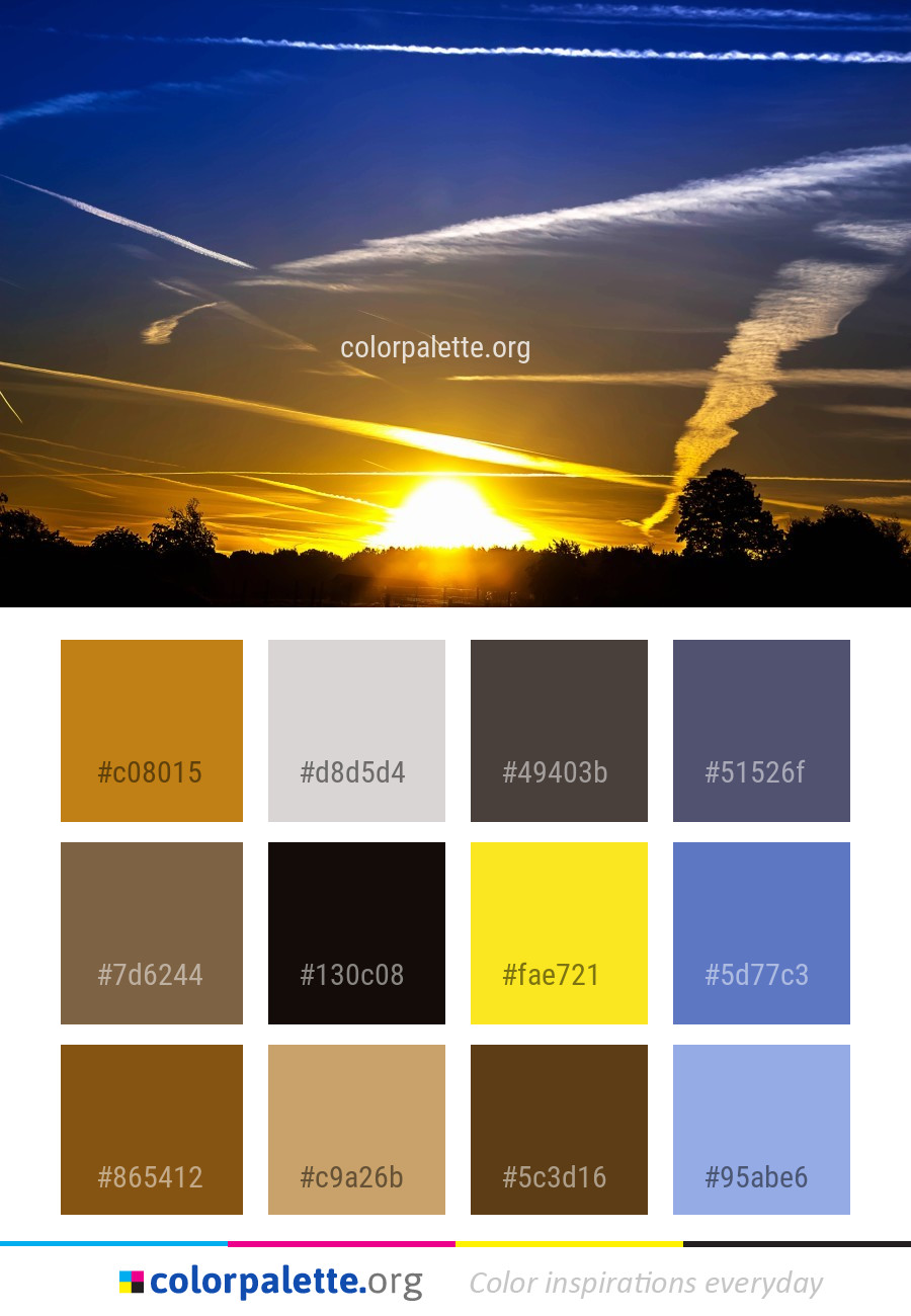 Sky Water Sunset Color Palette | colorpalette.org